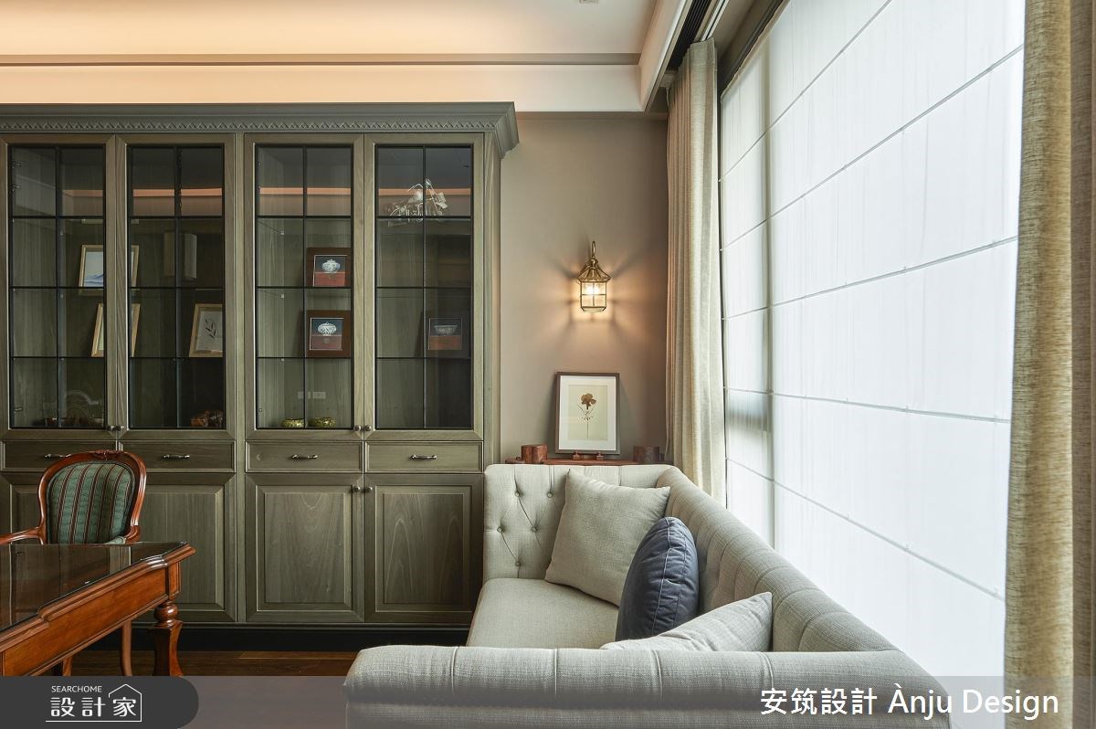 50坪新成屋(5年以下)＿混搭風書房案例圖片＿安筑設計 Ànju Design＿安筑_04之18