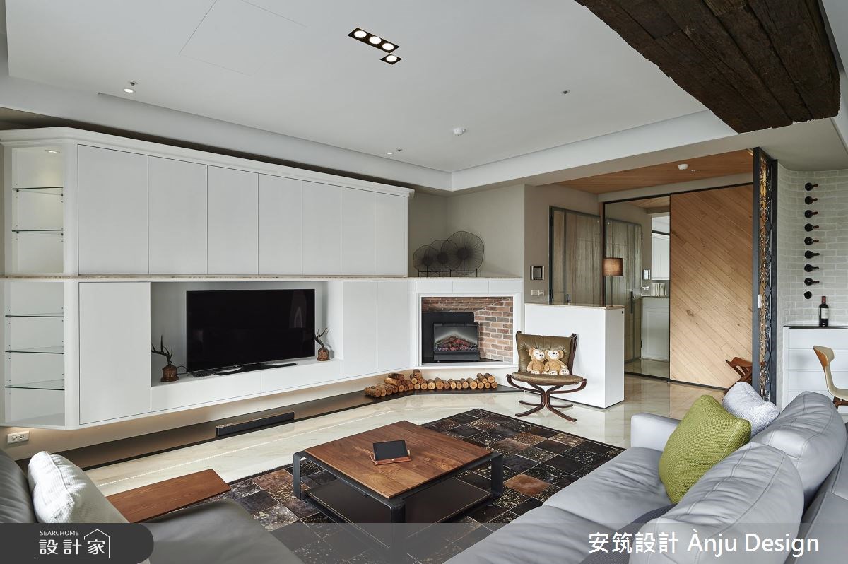 42坪新成屋(5年以下)＿美式風客廳案例圖片＿安筑設計 Ànju Design＿安筑_05之5