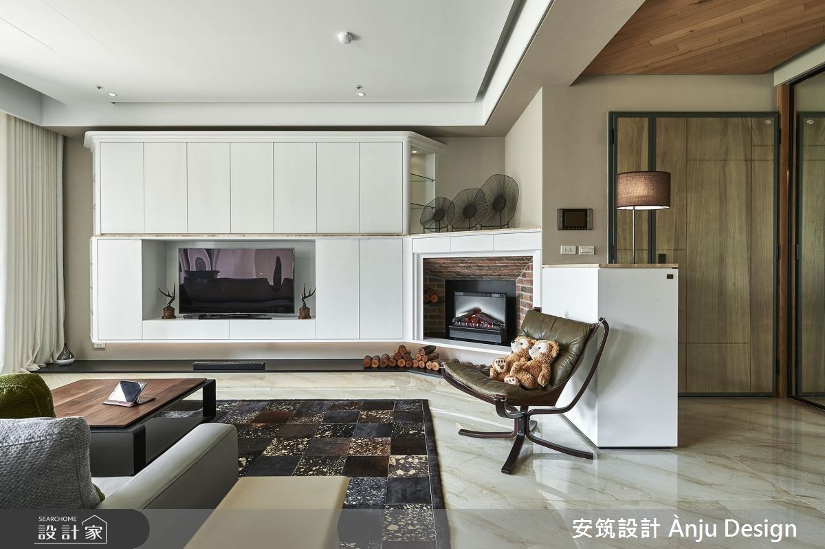 42坪新成屋(5年以下)＿美式風客廳案例圖片＿安筑設計 Ànju Design＿安筑_05之6