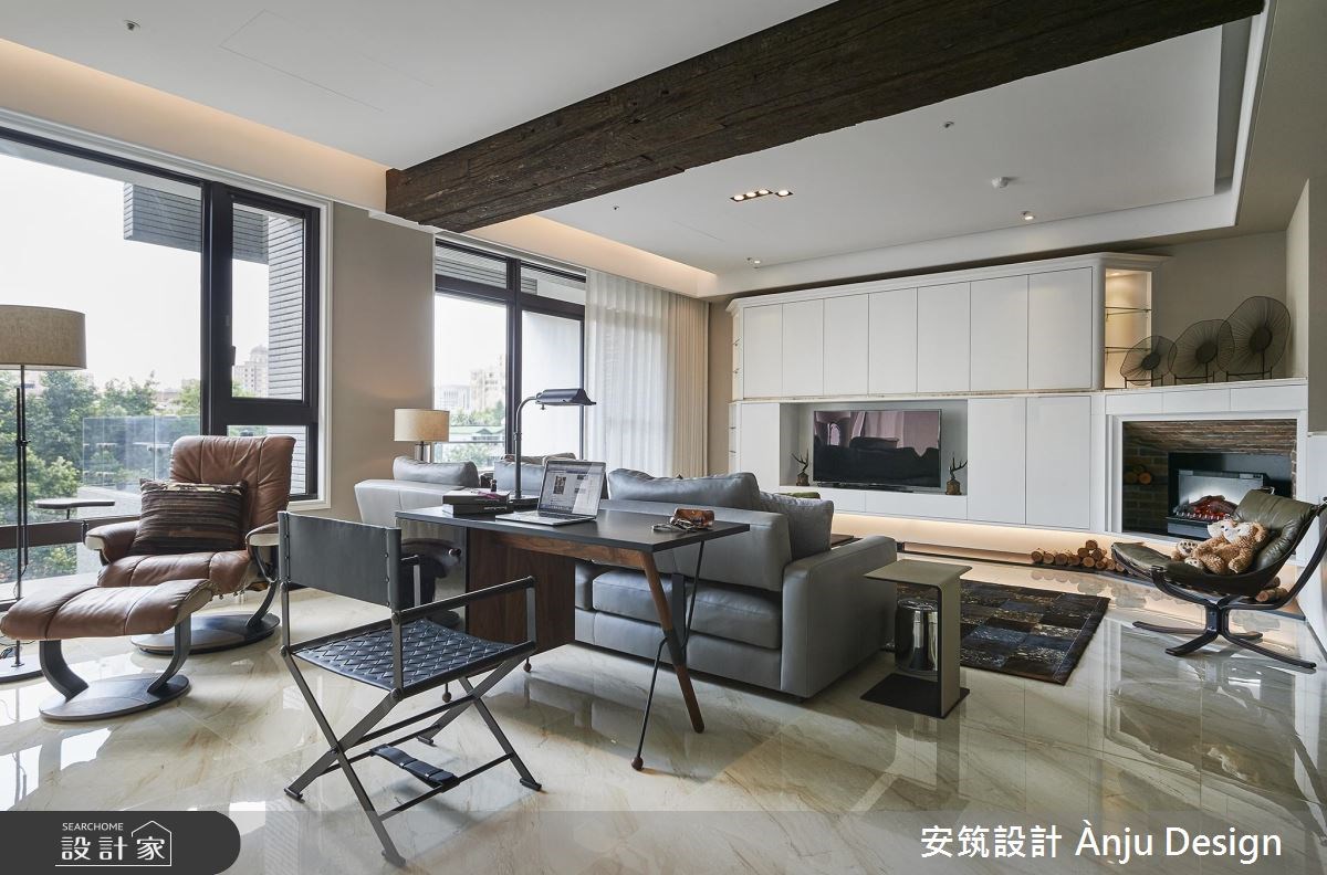 42坪新成屋(5年以下)＿美式風工作區案例圖片＿安筑設計 Ànju Design＿安筑_05之8