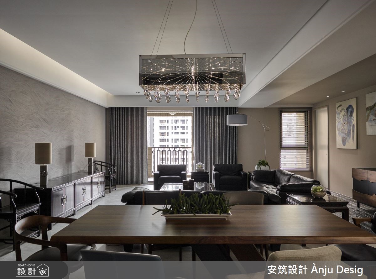 50坪新成屋(5年以下)＿新中式風餐廳案例圖片＿安筑設計 Ànju Design＿安筑_09之3