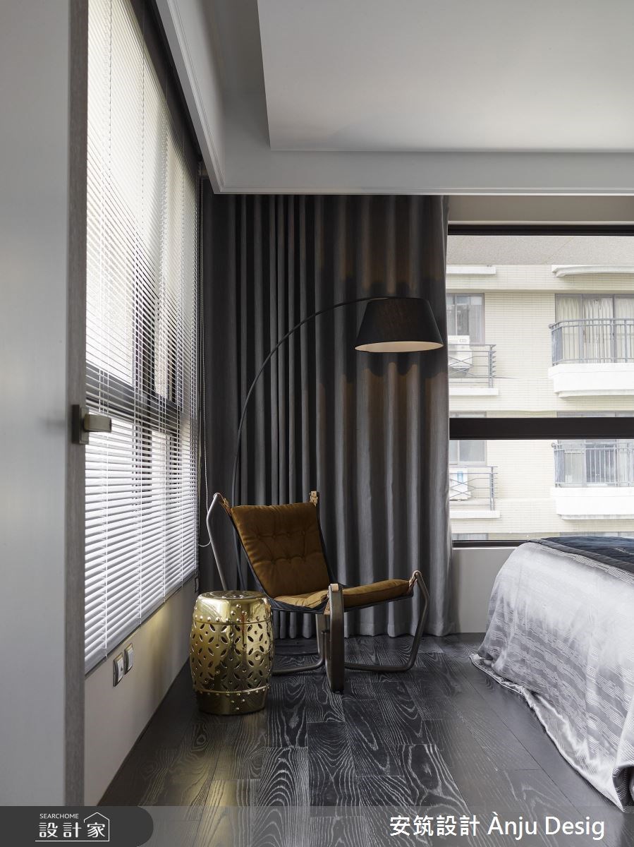 50坪新成屋(5年以下)＿新中式風臥室案例圖片＿安筑設計 Ànju Design＿安筑_09之14