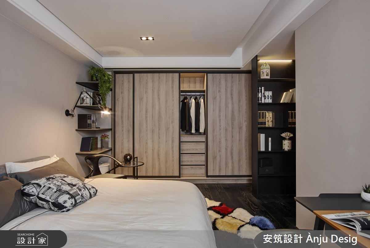 50坪新成屋(5年以下)＿新中式風臥室案例圖片＿安筑設計 Ànju Design＿安筑_09之23