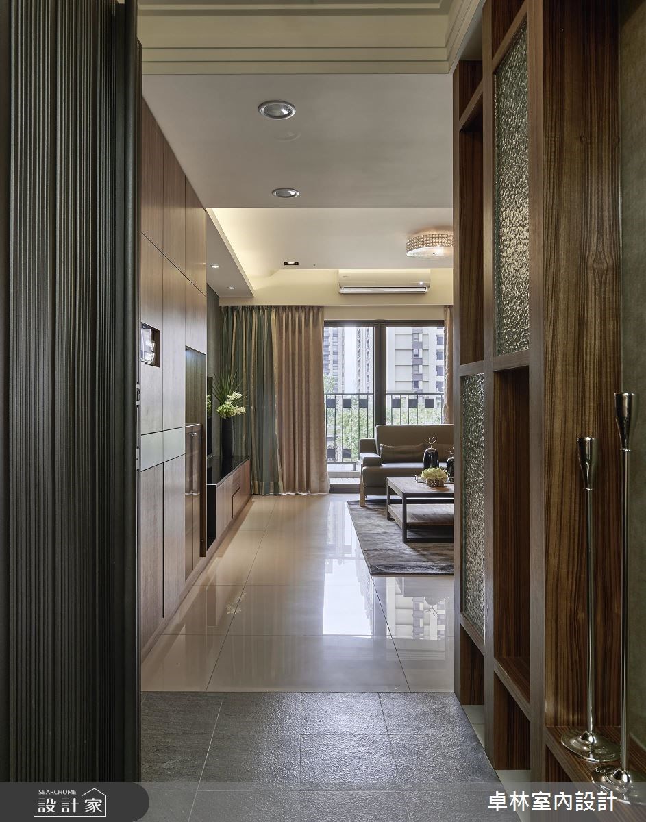 42坪新成屋(5年以下)＿混搭風玄關案例圖片＿卓林室內設計有限公司＿卓林_02之1