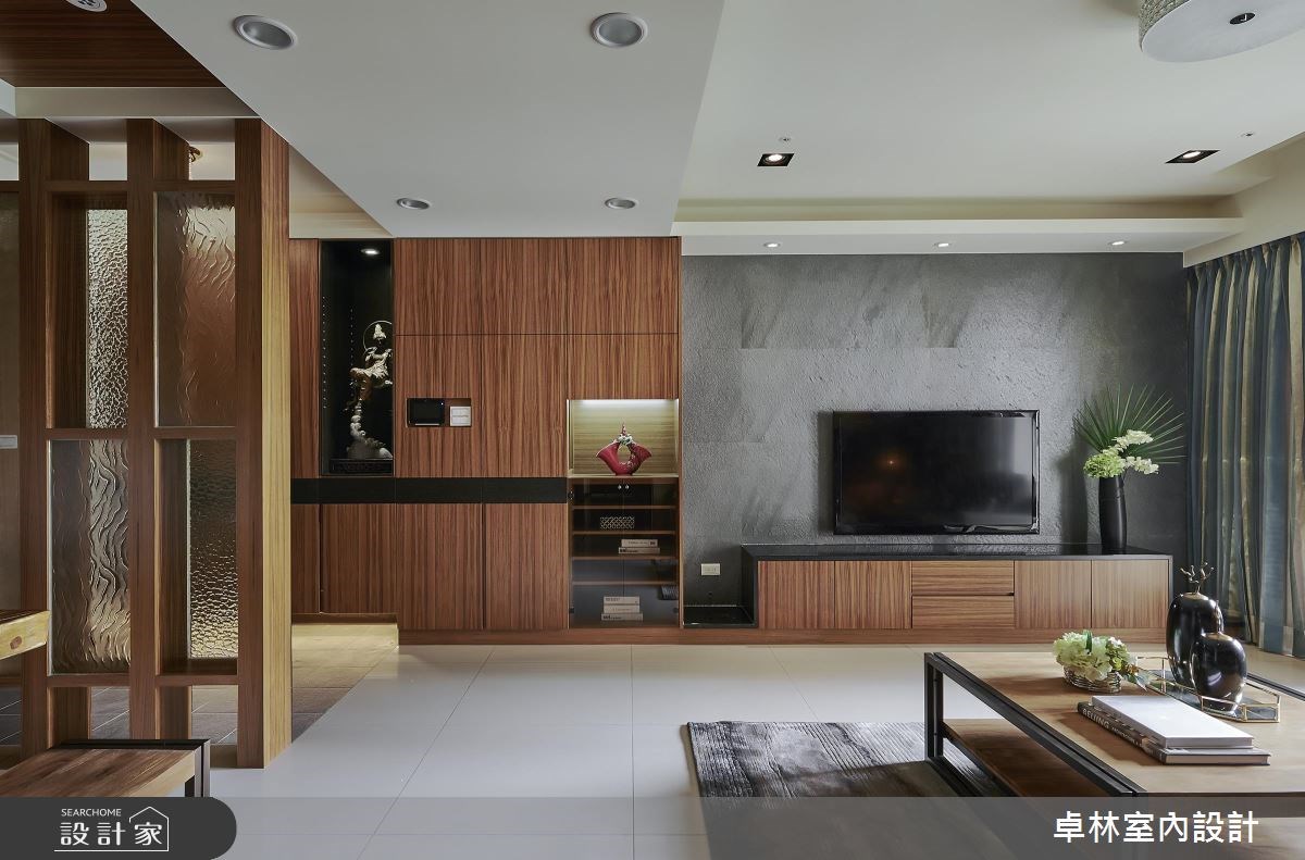 42坪新成屋(5年以下)＿混搭風客廳案例圖片＿卓林室內設計有限公司＿卓林_02之2