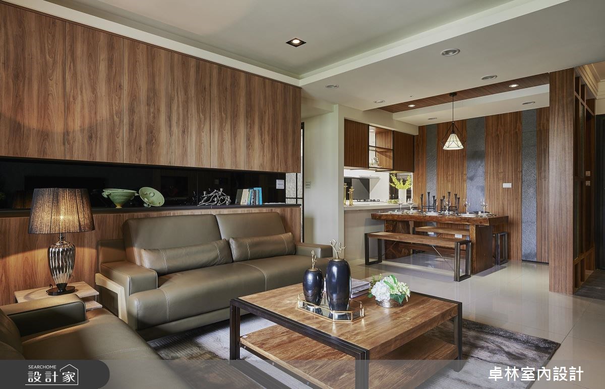 42坪新成屋(5年以下)＿混搭風客廳案例圖片＿卓林室內設計有限公司＿卓林_02之7