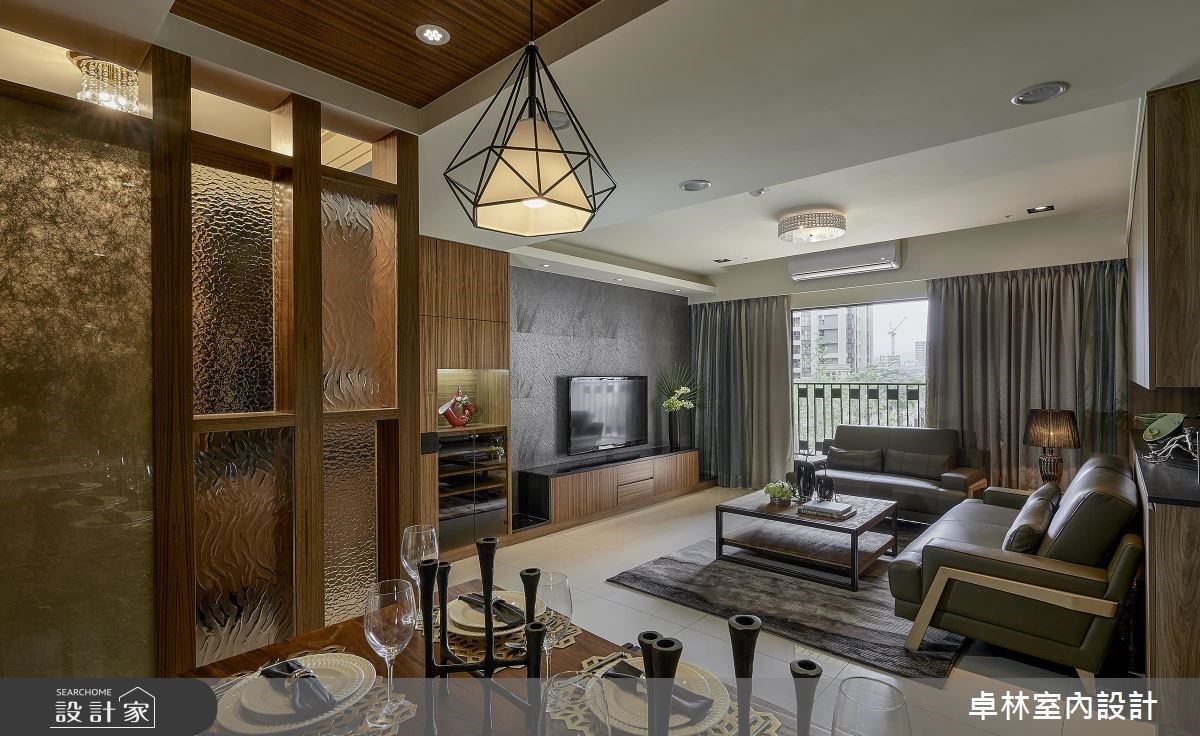 42坪新成屋(5年以下)＿混搭風客廳案例圖片＿卓林室內設計有限公司＿卓林_02之9