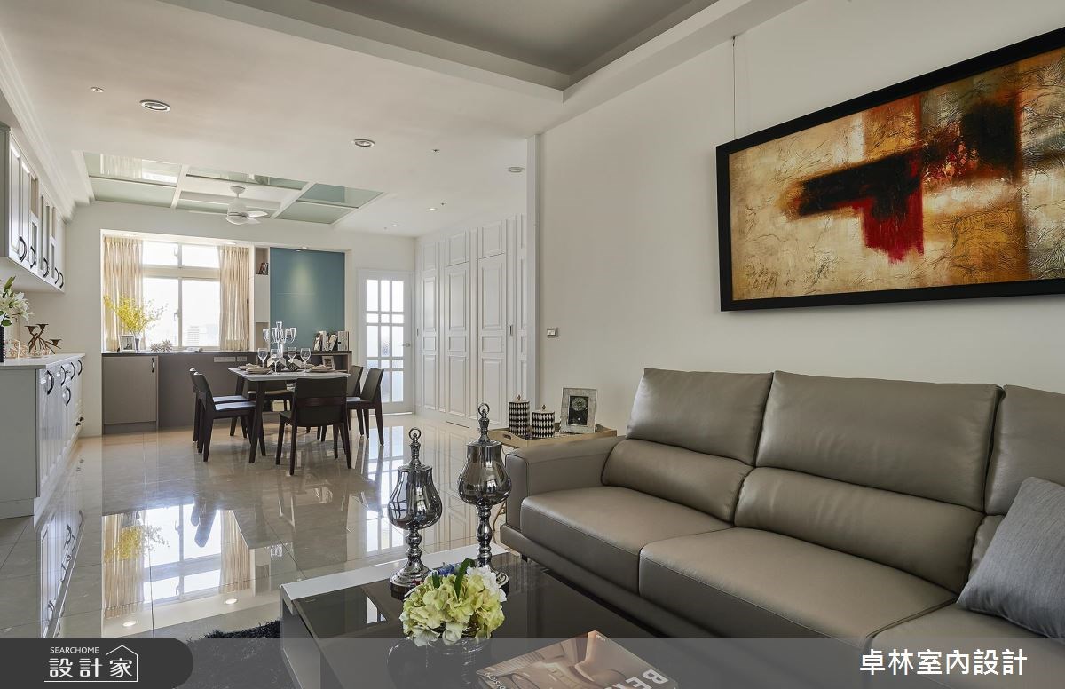 38坪老屋(16~30年)＿混搭風客廳案例圖片＿卓林室內設計有限公司＿卓林_03之3