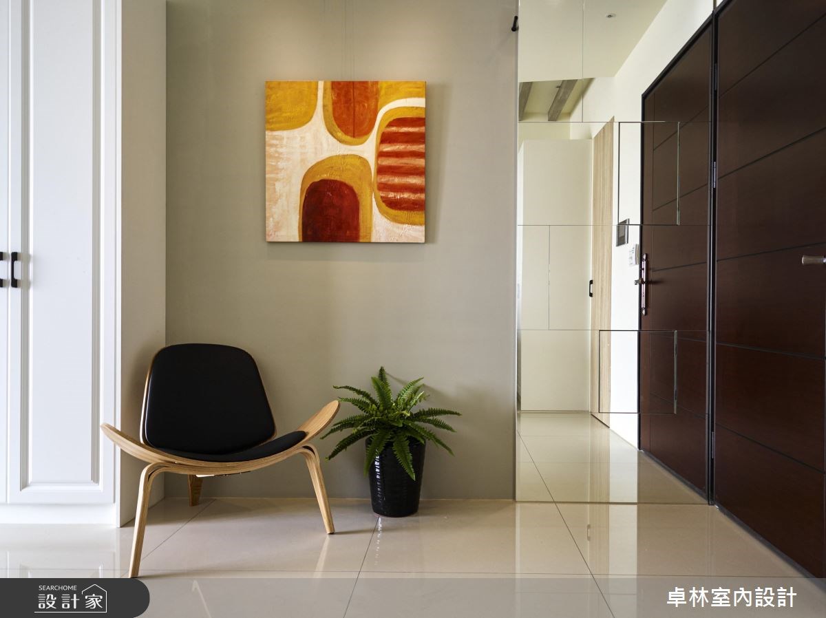 28坪新成屋(5年以下)＿美式風玄關案例圖片＿卓林室內設計有限公司＿卓林_04之1