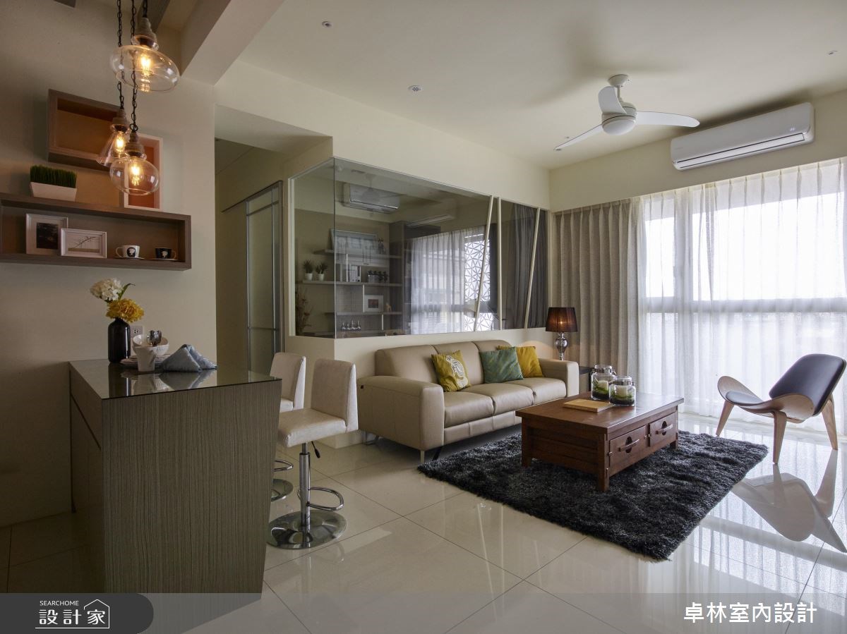28坪新成屋(5年以下)＿美式風客廳餐廳案例圖片＿卓林室內設計有限公司＿卓林_04之3