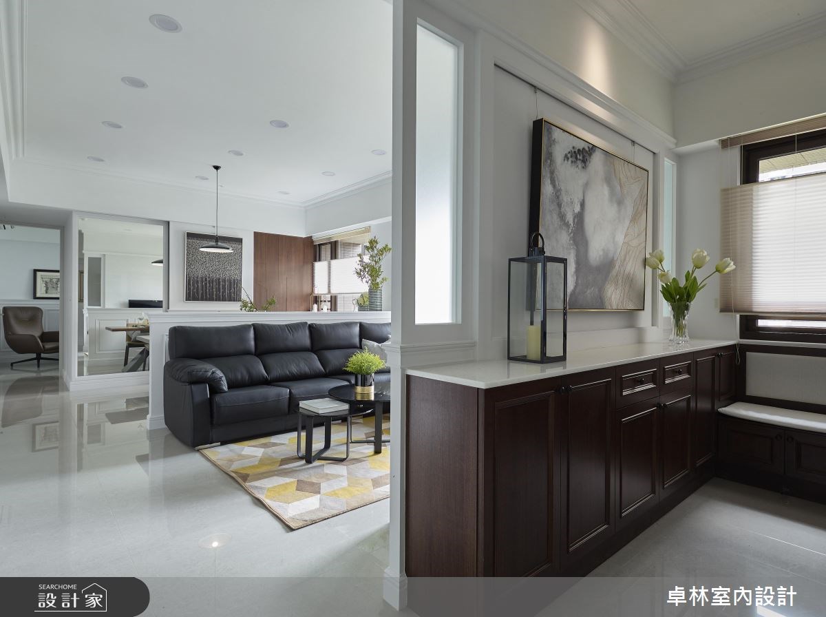 42坪新成屋(5年以下)＿混搭風玄關臥榻案例圖片＿卓林室內設計有限公司＿卓林_05之1