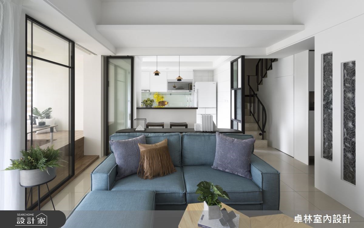 26坪新成屋(5年以下)＿北歐風客廳案例圖片＿卓林室內設計有限公司＿卓林_07之2