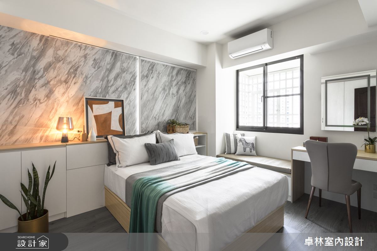 45坪老屋(16~30年)＿混搭風臥室案例圖片＿卓林室內設計有限公司＿卓林_09之14