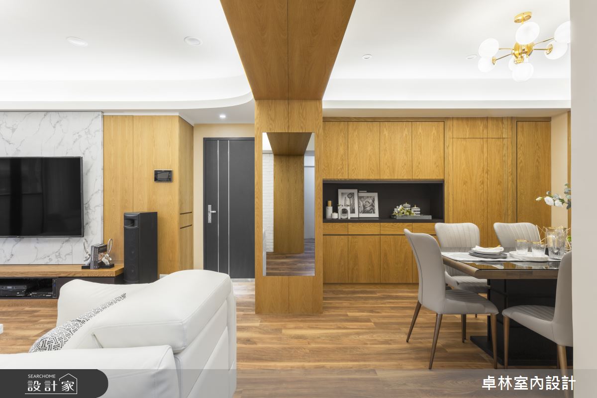 45坪老屋(16~30年)＿混搭風客廳案例圖片＿卓林室內設計有限公司＿卓林_09之5