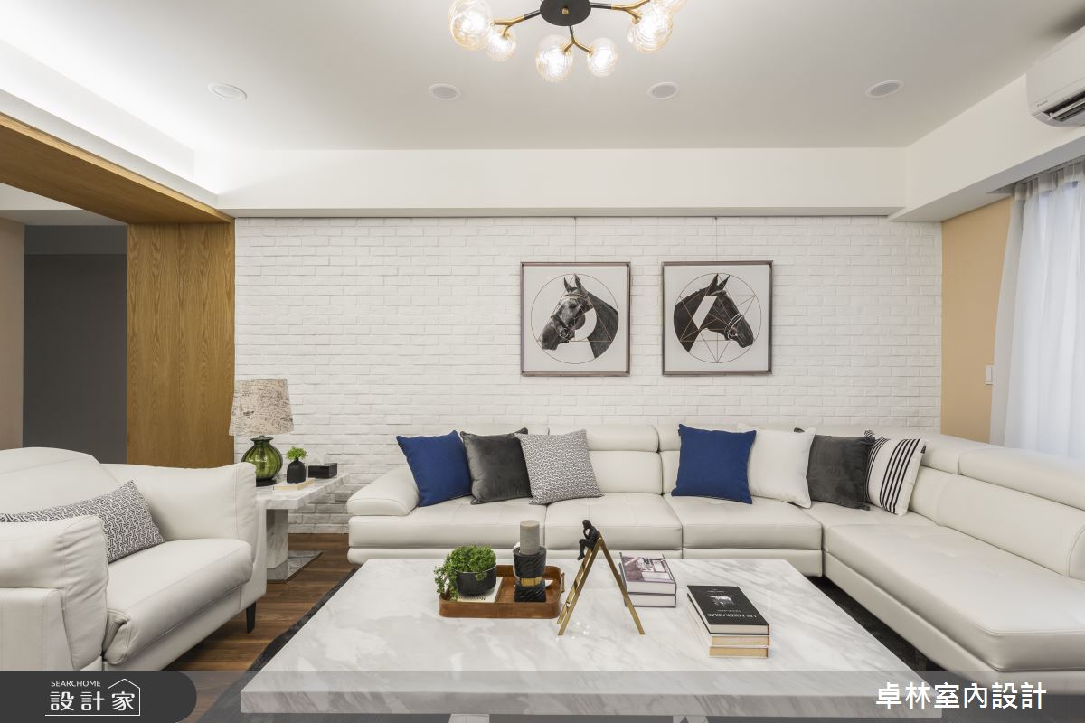 45坪老屋(16~30年)＿混搭風客廳案例圖片＿卓林室內設計有限公司＿卓林_09之2