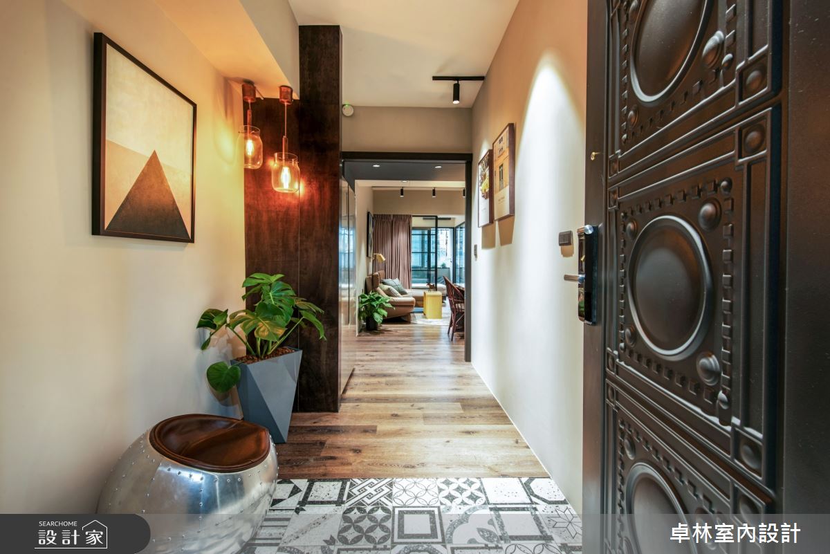 16坪老屋(41~50年)＿工業風玄關案例圖片＿卓林室內設計有限公司＿卓林_11之2