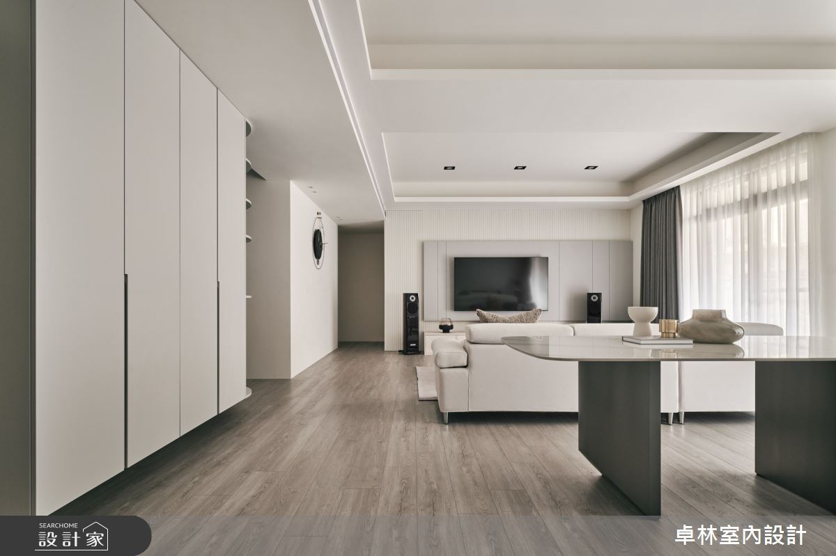 50坪中古屋(5~15年)＿現代風客廳餐廳案例圖片＿卓林室內設計有限公司＿卓林_18.PURE之6