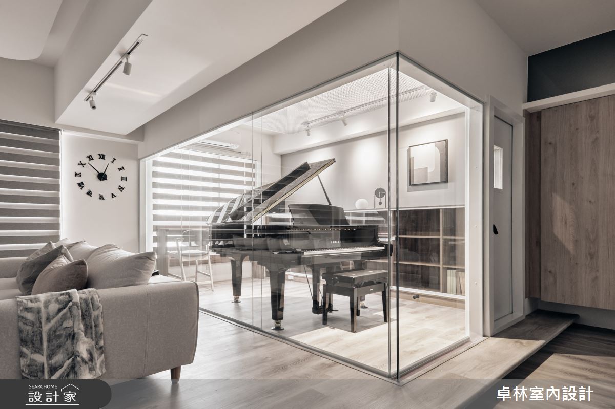 37坪中古屋(5~15年)＿現代風客廳案例圖片＿卓林室內設計有限公司＿卓林_21.通透之2