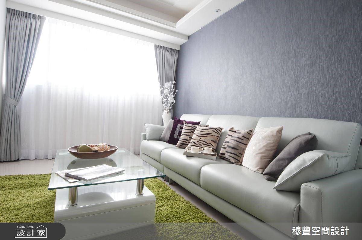 25坪新成屋(5年以下)＿現代風客廳案例圖片＿穆豐空間設計有限公司＿穆豐_輕．城上春光之2