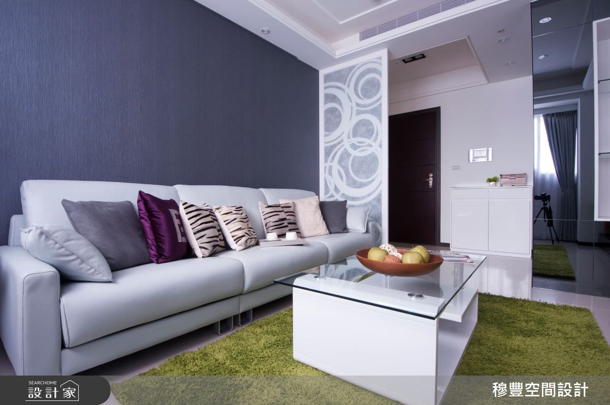 25坪新成屋(5年以下)＿現代風客廳案例圖片＿穆豐空間設計有限公司＿穆豐_輕．城上春光之5