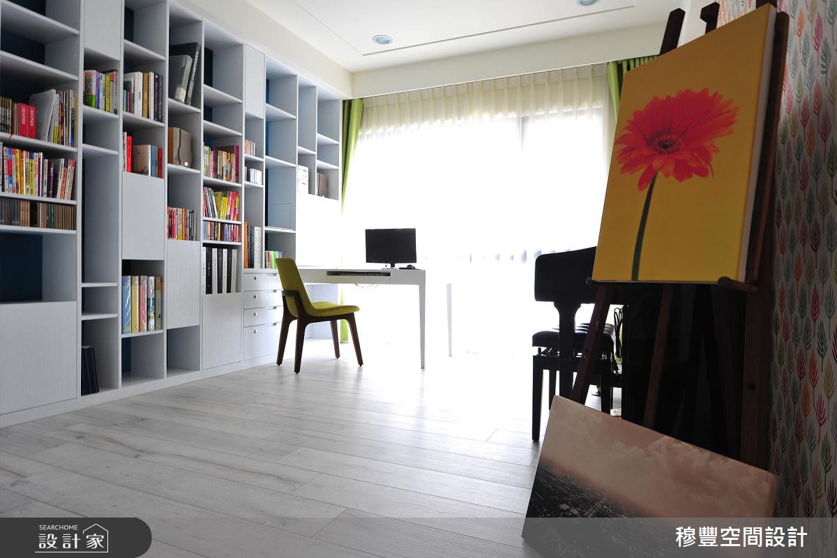 36坪新成屋(5年以下)＿北歐風書房案例圖片＿穆豐空間設計有限公司＿穆豐_漫漫．北歐風之18