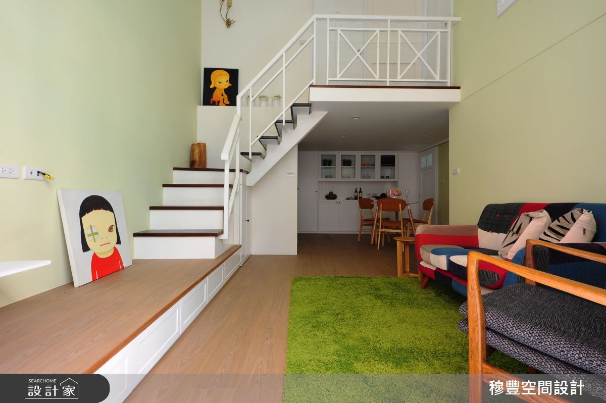 20坪老屋(16~30年)＿鄉村風客廳案例圖片＿穆豐空間設計有限公司＿穆豐_喵喵．鄉村風光之5