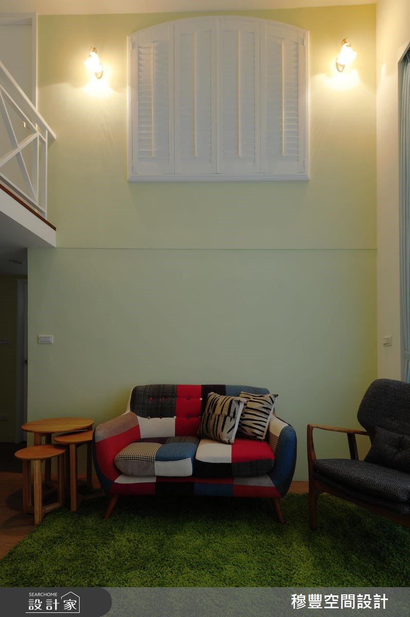 20坪老屋(16~30年)＿鄉村風客廳案例圖片＿穆豐空間設計有限公司＿穆豐_喵喵．鄉村風光之10