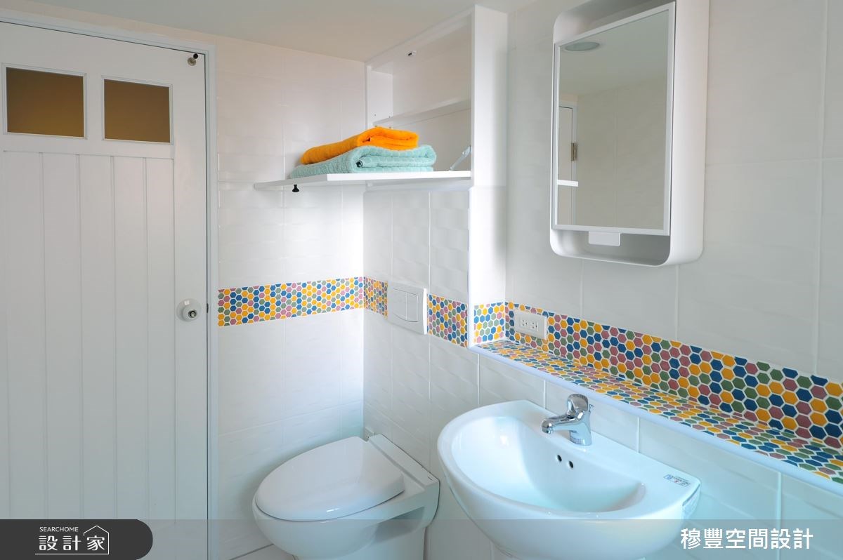 20坪老屋(16~30年)＿鄉村風浴室案例圖片＿穆豐空間設計有限公司＿穆豐_喵喵．鄉村風光之15