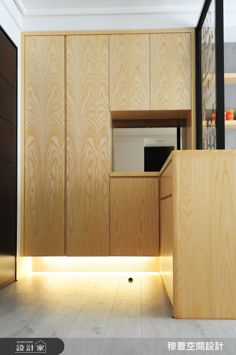 27坪新成屋(5年以下)＿混搭風玄關案例圖片＿穆豐空間設計有限公司＿穆豐_明日．夢想家之3