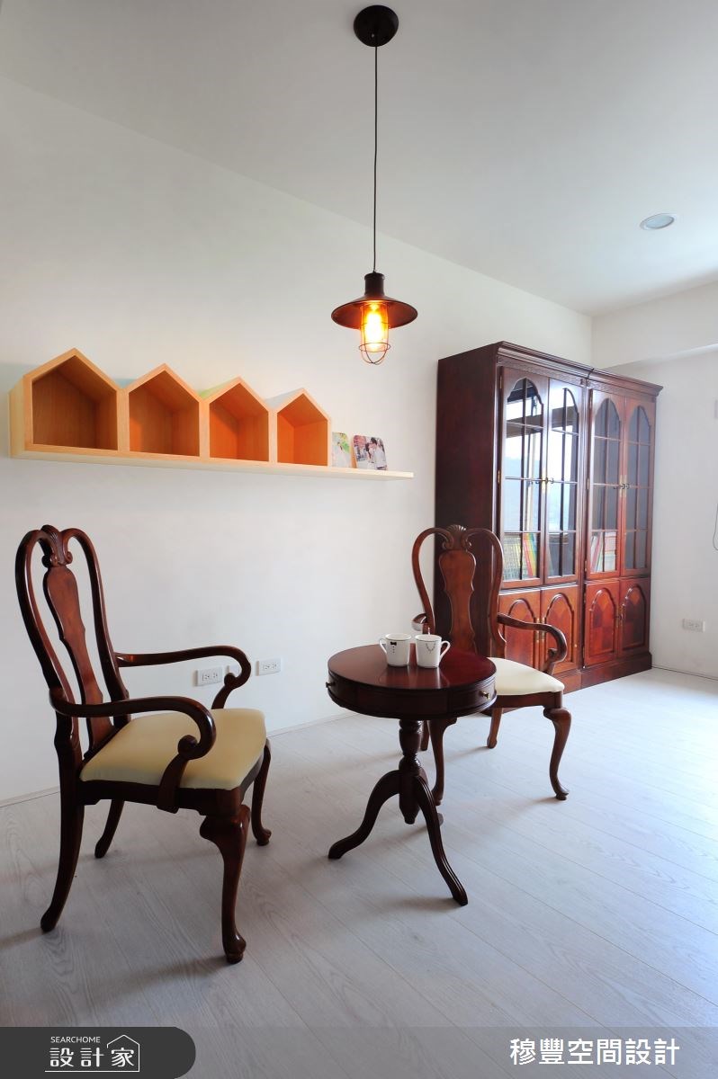 33坪老屋(16~30年)＿北歐風書房案例圖片＿穆豐空間設計有限公司＿穆豐_山城．甜蜜城堡之9