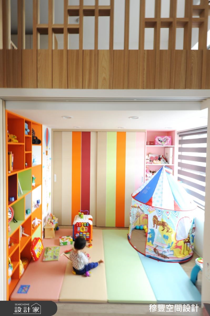 20坪新成屋(5年以下)＿休閒風兒童房兒童房案例圖片＿穆豐空間設計有限公司＿穆豐_木意．小樂園之7