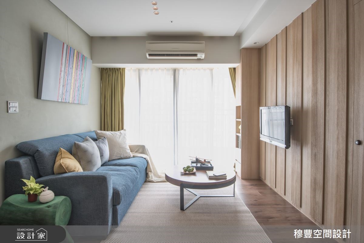 18坪新成屋(5年以下)＿人文禪風客廳案例圖片＿穆豐空間設計有限公司＿穆豐_享．無垢日光之5