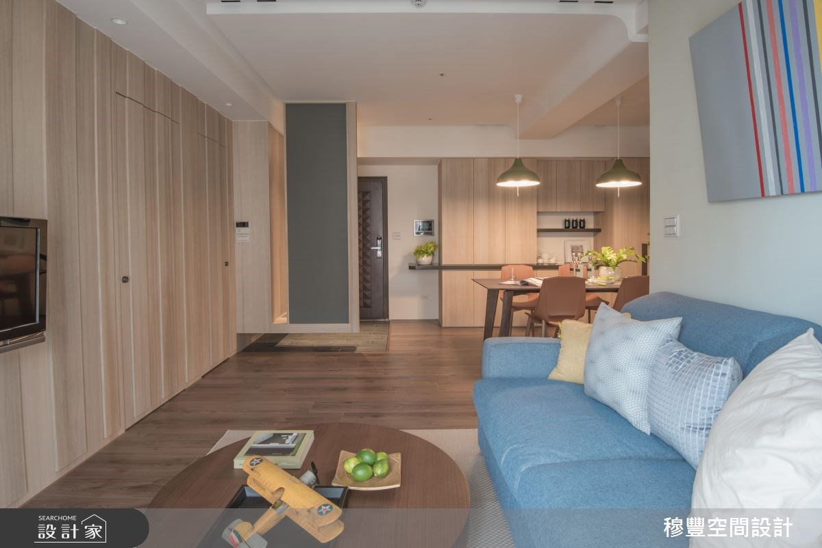 18坪新成屋(5年以下)＿人文禪風客廳案例圖片＿穆豐空間設計有限公司＿穆豐_享．無垢日光之8