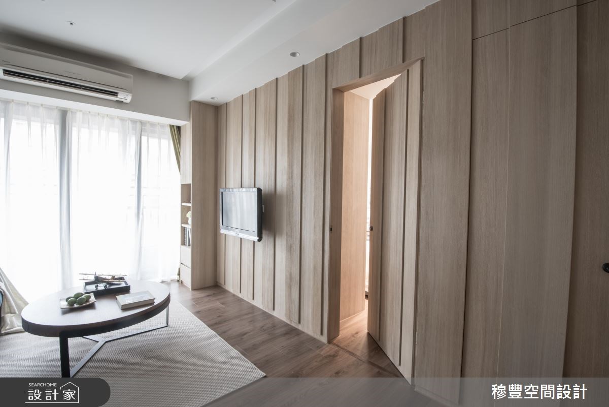 18坪新成屋(5年以下)＿人文禪風客廳案例圖片＿穆豐空間設計有限公司＿穆豐_享．無垢日光之11