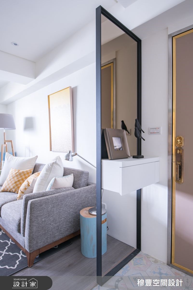 32坪老屋(16~30年)＿北歐風玄關案例圖片＿穆豐空間設計有限公司＿穆豐_巴黎日光小宅之3