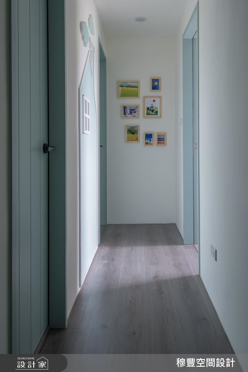 32坪老屋(16~30年)＿北歐風走廊案例圖片＿穆豐空間設計有限公司＿穆豐_巴黎日光小宅之13