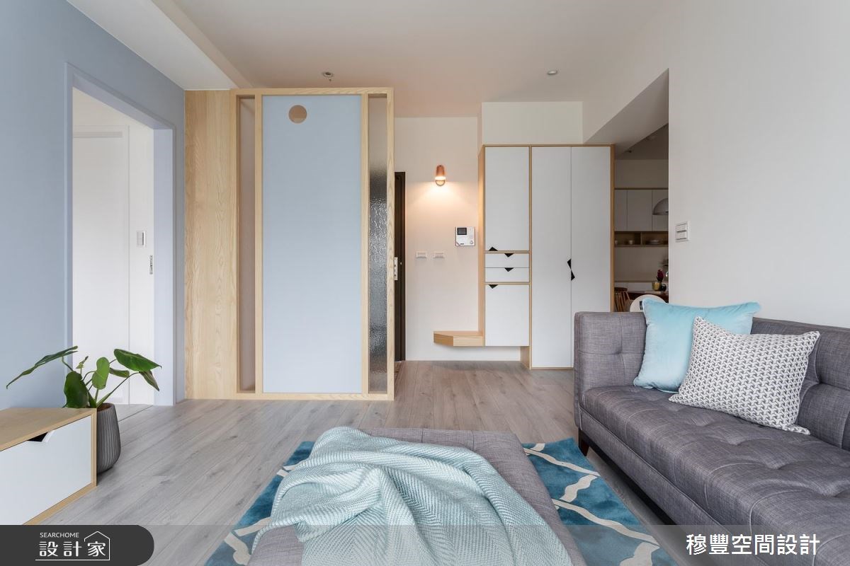 25坪中古屋(5~15年)＿北歐風客廳案例圖片＿穆豐空間設計有限公司＿穆豐_慢．寧靜日光之5