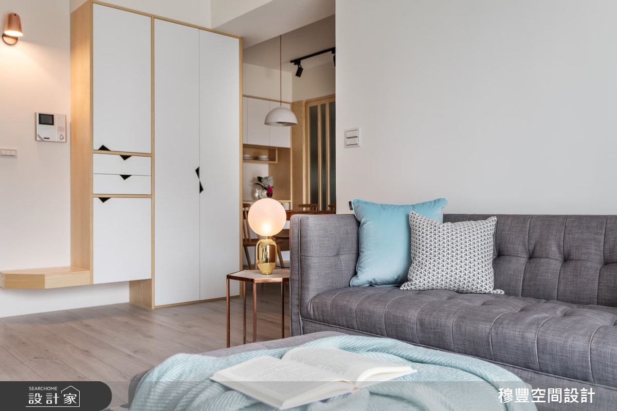 25坪中古屋(5~15年)＿北歐風客廳案例圖片＿穆豐空間設計有限公司＿穆豐_慢．寧靜日光之6