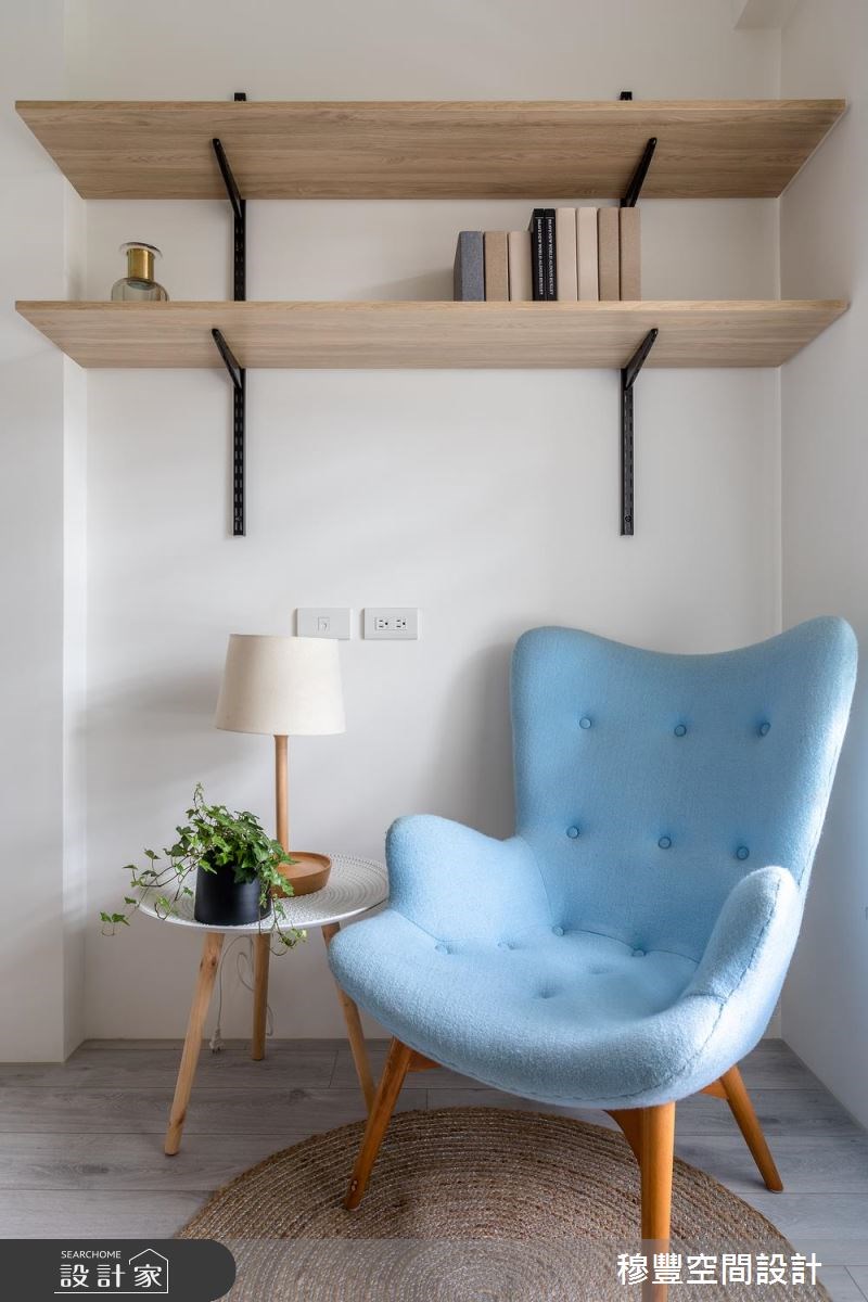 25坪中古屋(5~15年)＿北歐風書房案例圖片＿穆豐空間設計有限公司＿穆豐_慢．寧靜日光之22