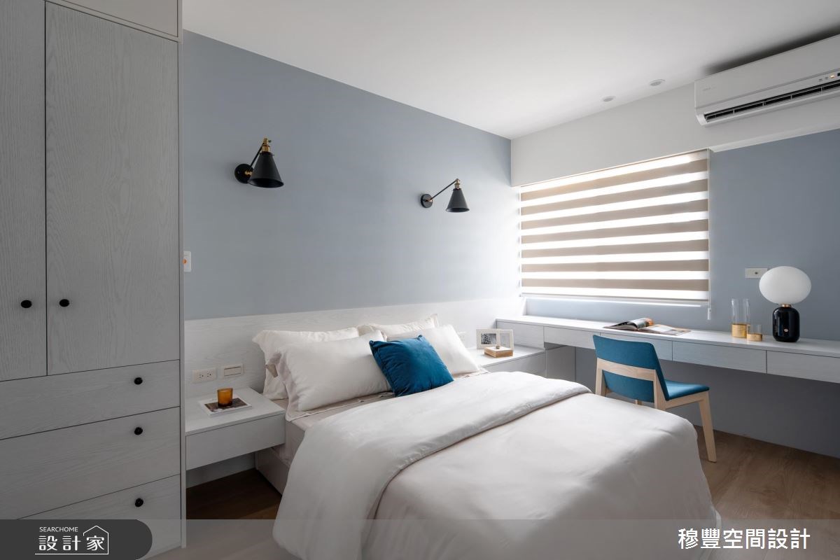 29坪中古屋(5~15年)＿北歐風臥室案例圖片＿穆豐空間設計有限公司＿穆豐_58號基地之19