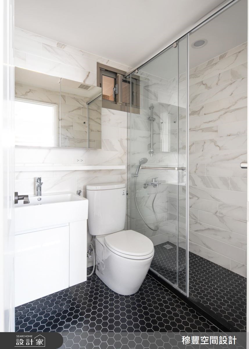 29坪中古屋(5~15年)＿北歐風浴室案例圖片＿穆豐空間設計有限公司＿穆豐_58號基地之24