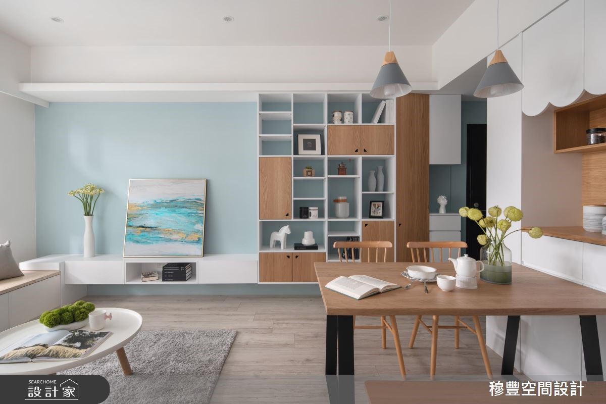 18坪中古屋(5~15年)＿北歐風客廳餐廳案例圖片＿穆豐空間設計有限公司＿穆豐_糖霜手指餅乾之13