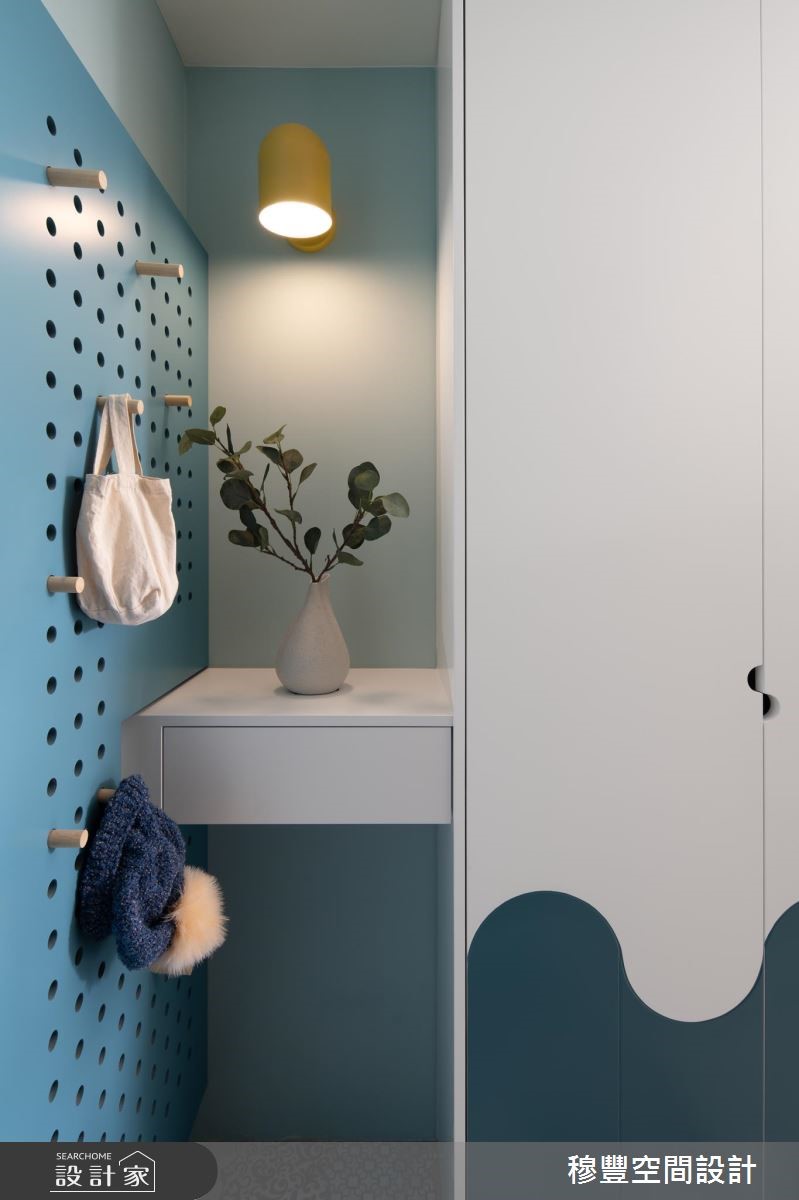 18坪中古屋(5~15年)＿北歐風玄關案例圖片＿穆豐空間設計有限公司＿穆豐_糖霜手指餅乾之2