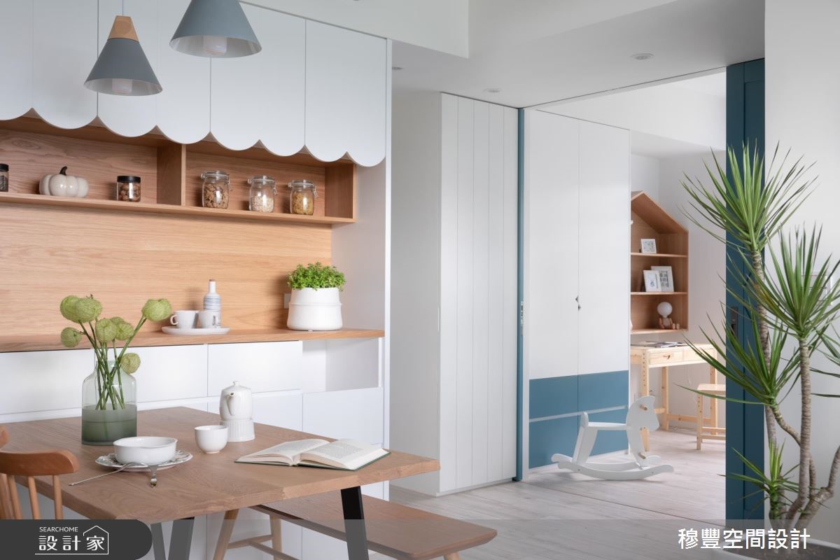 18坪中古屋(5~15年)＿北歐風餐廳案例圖片＿穆豐空間設計有限公司＿穆豐_糖霜手指餅乾之17