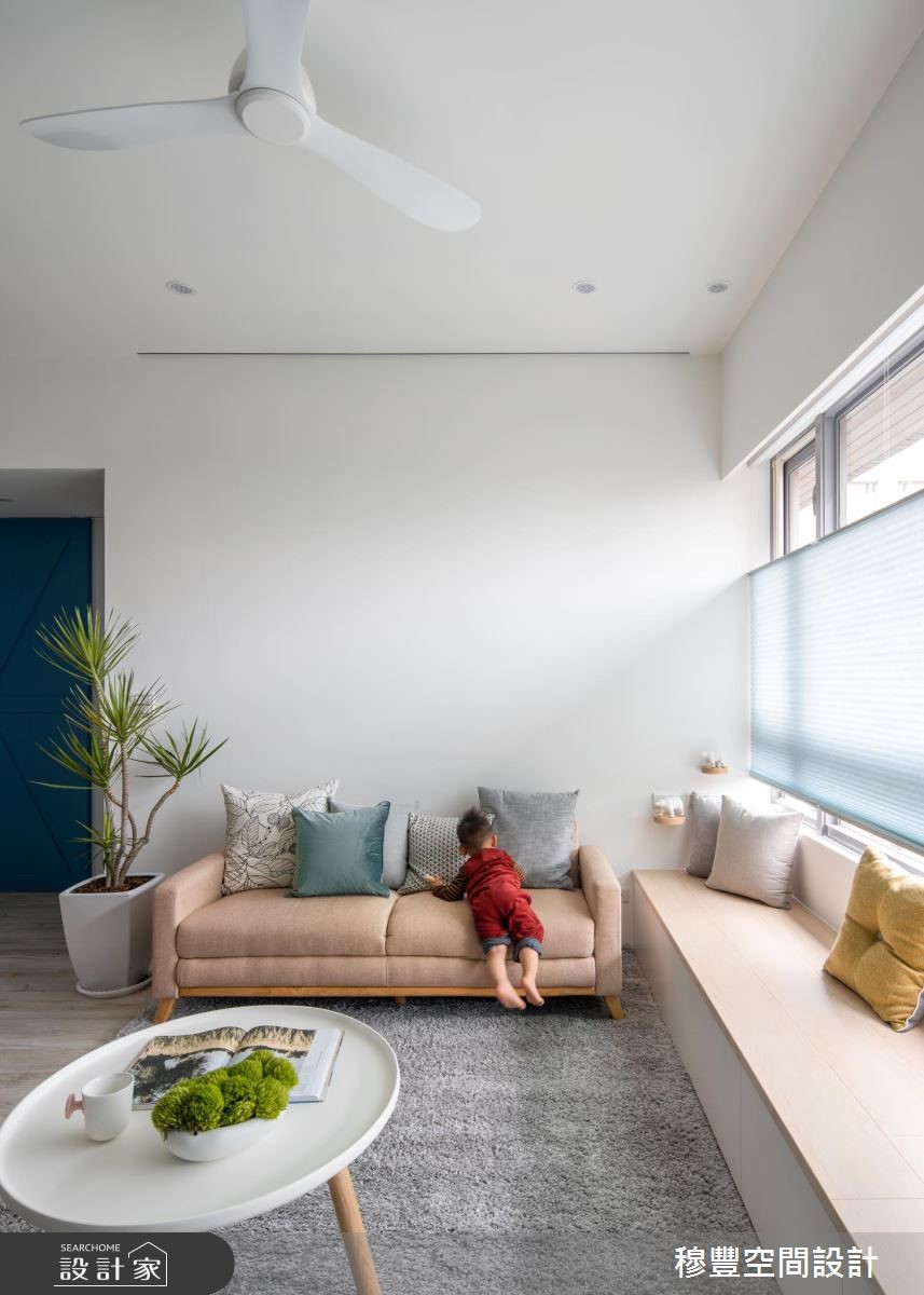 18坪中古屋(5~15年)＿北歐風客廳臥榻案例圖片＿穆豐空間設計有限公司＿穆豐_糖霜手指餅乾之11