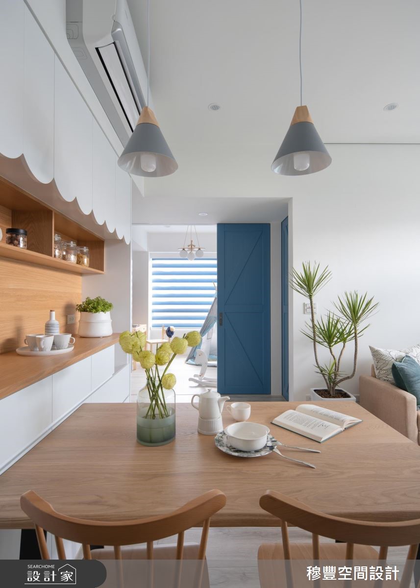 18坪中古屋(5~15年)＿北歐風餐廳案例圖片＿穆豐空間設計有限公司＿穆豐_糖霜手指餅乾之18