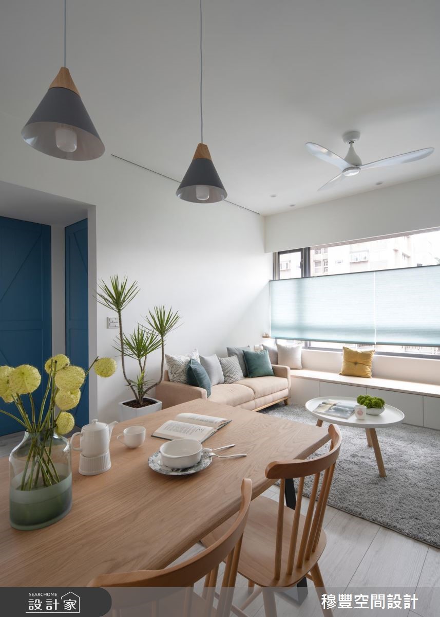 18坪中古屋(5~15年)＿北歐風客廳餐廳案例圖片＿穆豐空間設計有限公司＿穆豐_糖霜手指餅乾之6