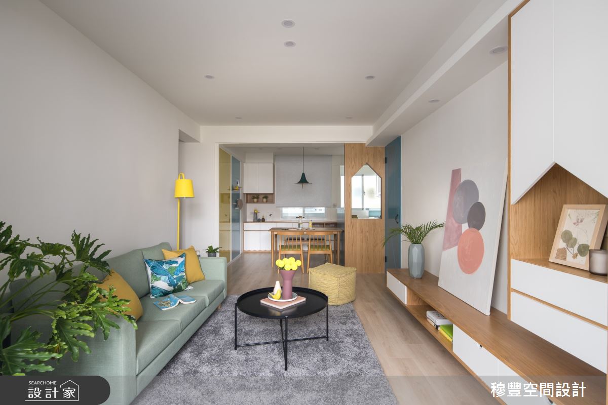 27坪老屋(31~40年)＿北歐風客廳案例圖片＿穆豐空間設計有限公司＿穆豐_日安，老所在之4