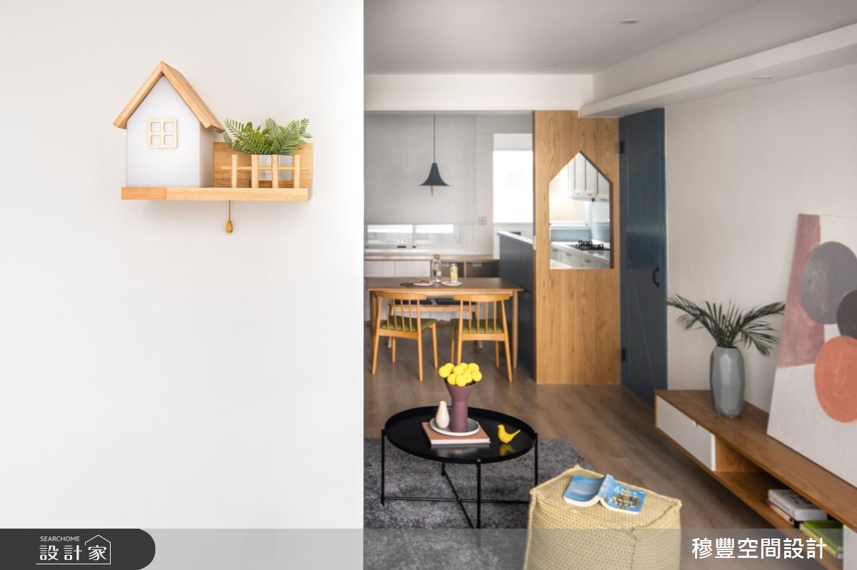 27坪老屋(31~40年)＿北歐風客廳案例圖片＿穆豐空間設計有限公司＿穆豐_日安，老所在之3