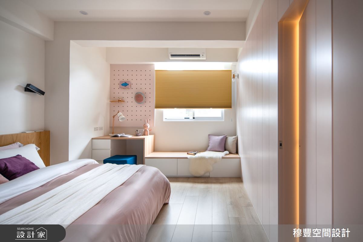 27坪老屋(31~40年)＿北歐風臥室臥榻案例圖片＿穆豐空間設計有限公司＿穆豐_日安，老所在之16